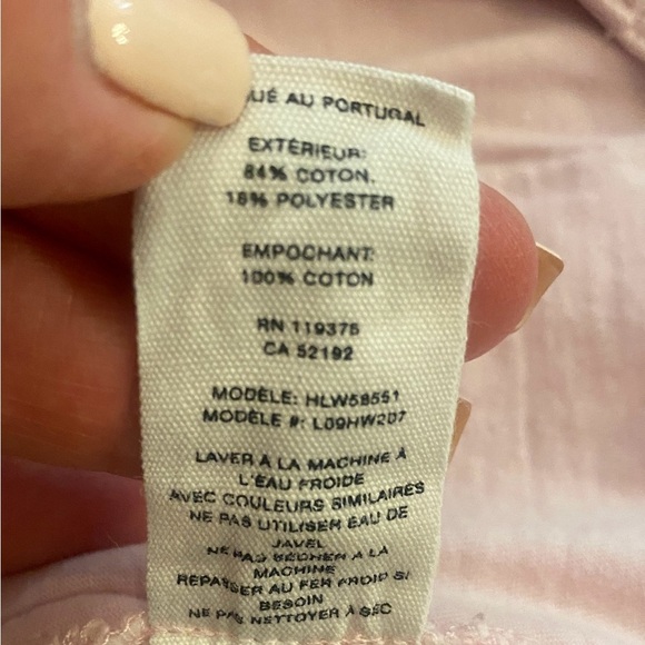 Helmut Lang Women’s Pink Shorts Drawstring zipper pockets size 10 - Picture 4 of 16